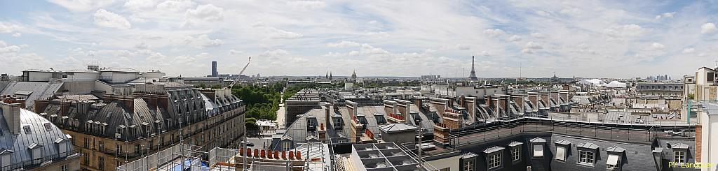 Paris vu d'en haut,  5 rue de Castiglione