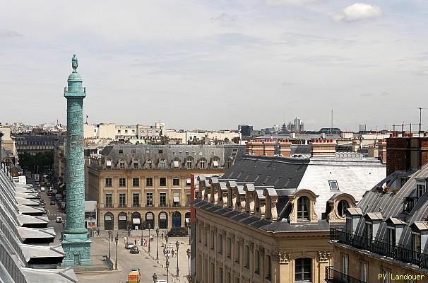 Paris vu d'en haut, colonne Vendme, 5 rue de Castiglione