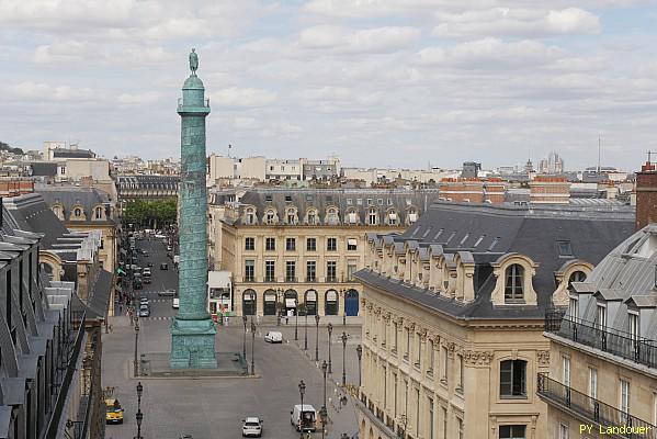 Paris vu d'en haut, colonne Vendme, 5 rue de Castiglione