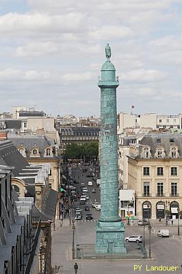 Paris vu d'en haut, colonne Vendme, 5 rue de Castiglione