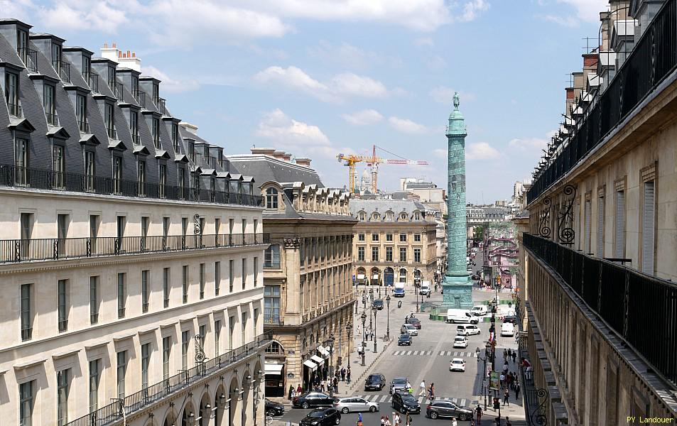 Paris vu d'en haut, colonne Vendme, 8 rue de Castiglione
