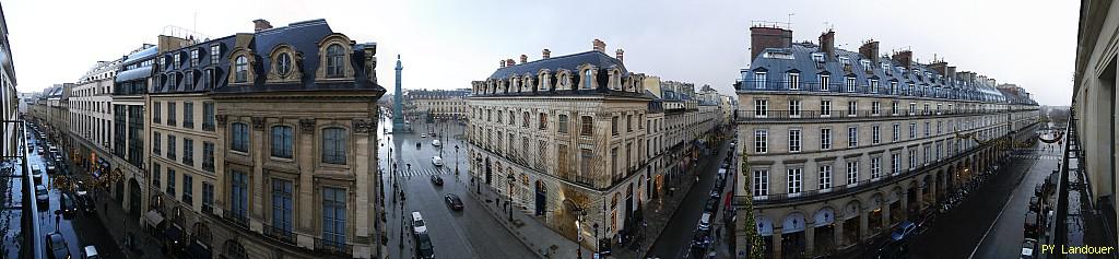 Paris vu d'en haut,  9 rue de Castiglione