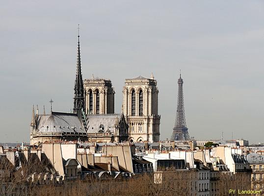 Paris vu d'en haut, Cathdrale Notre-Dame de Paris, 24 quai des Clestins