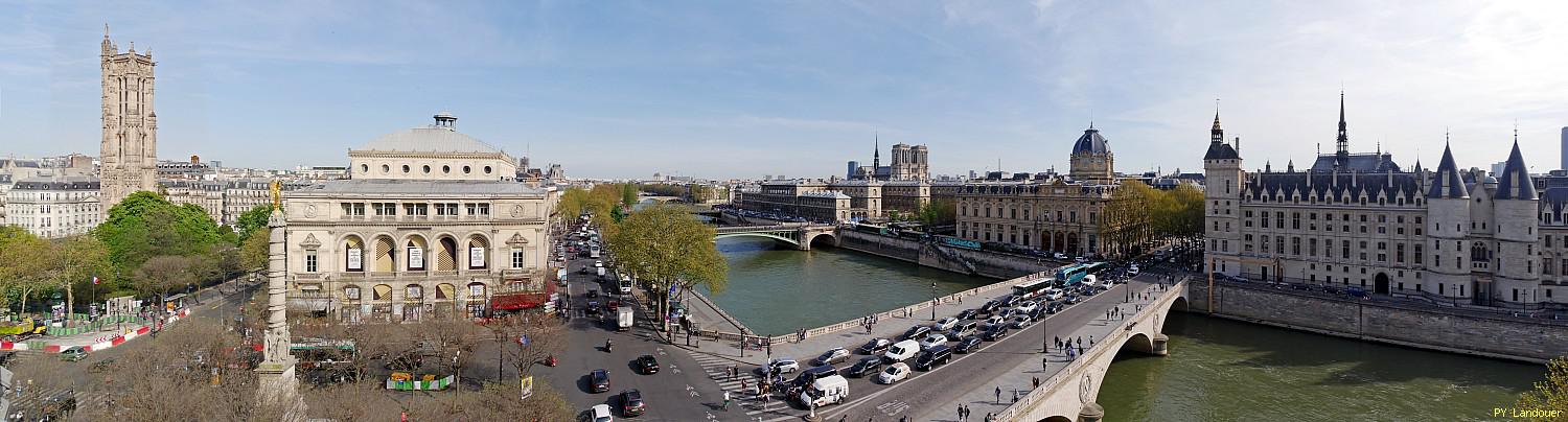 Paris vu d'en haut,  1 Place du Chtelet