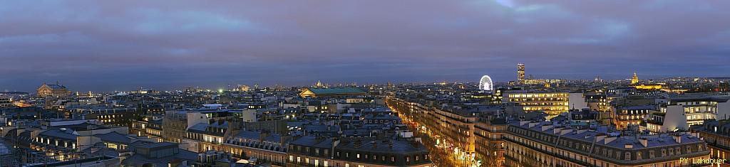 Paris vu d'en haut,  CNA de nuit