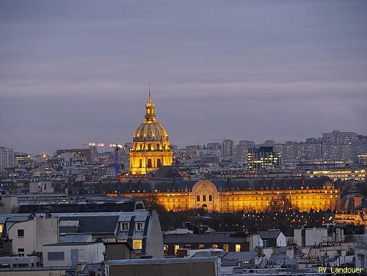 Paris vu d'en haut, Invalides, CNA de nuit