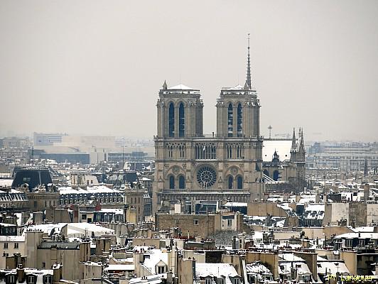 Paris vu d'en haut, Cathdrale Notre-Dame de Paris, 45 Rue des Saints-Pres