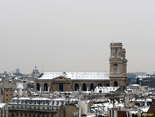 Paris vu d'en haut, glise Saint-Sulpice, 45 Rue des Saints-Pres