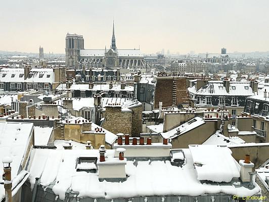 Paris vu d'en haut, Cathdrale Notre-Dame de Paris, 40 rue de la Montagne Sainte-Genevive