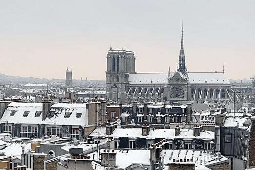 Paris vu d'en haut, Cathdrale Notre-Dame de Paris, 40 rue de la Montagne Sainte-Genevive
