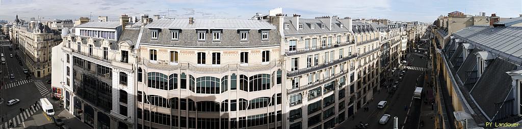 Paris vu d'en haut,  122 rue Montmartre