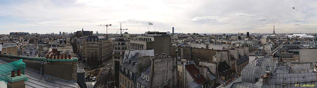 Paris vu d'en haut,  122 rue Montmartre