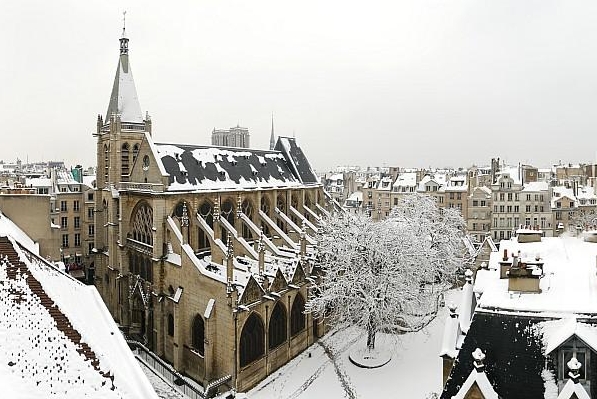 Paris vu d'en haut, glise Saint-Sverin, 22 Rue de la Parcheminerie