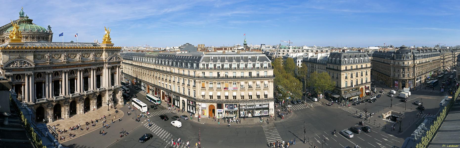 Paris vu d'en haut,  2 rue Scribe
