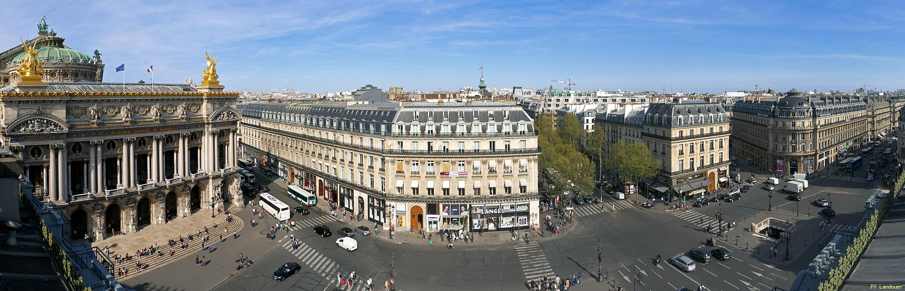 Paris vu d'en haut, 2 rue Scribe