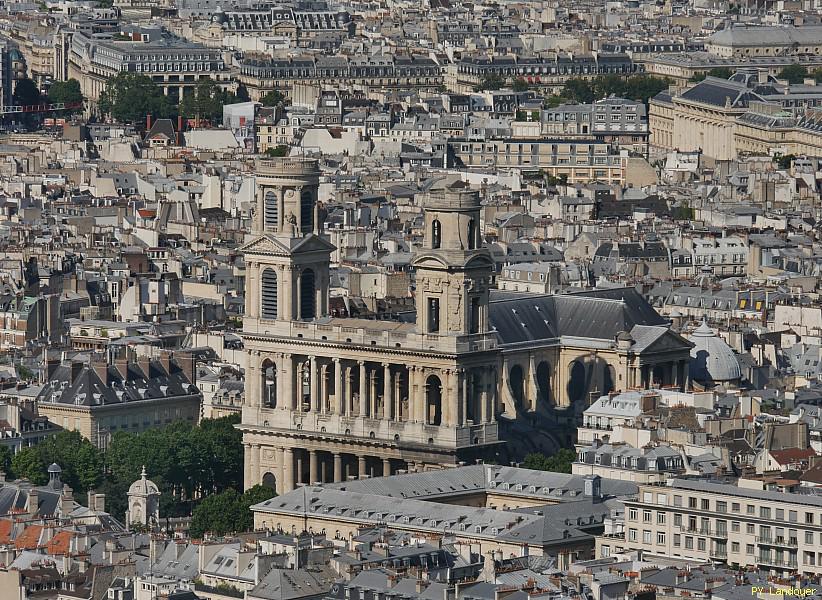 Paris vu d'en haut, glise Saint-Sulpice, tour Montparnasse