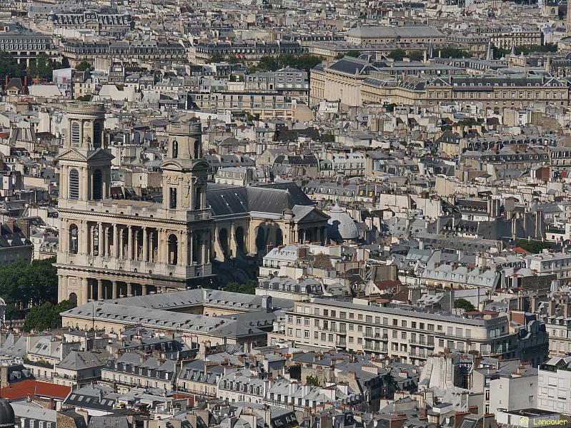 Paris vu d'en haut, glise Saint-Sulpice, tour Montparnasse