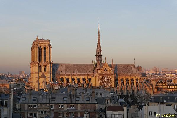 Paris vu d'en haut, Notre-Dame de nuit, 61 bd St-Germain (Eyrolles)
