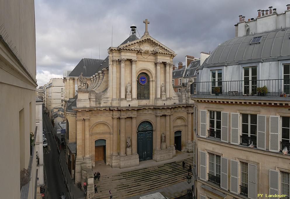 Paris vu d'en haut, glise Saint-Roch, 9 rue St-Roch