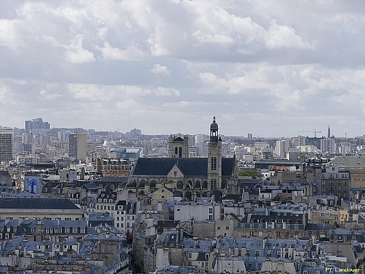 Paris vu d'en haut, glise Saint-tienne-du-Mont