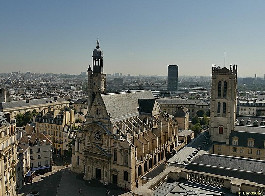 Paris vu d'en haut, glise Saint-tienne-du-Mont