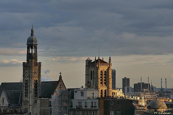 Paris vu d'en haut, glise Saint-tienne-du-Mont