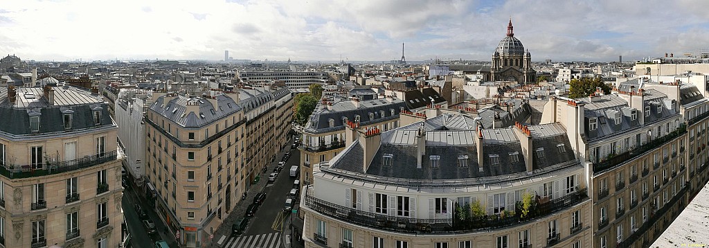 Paris vu d'en haut, 9 rue de  Vienne