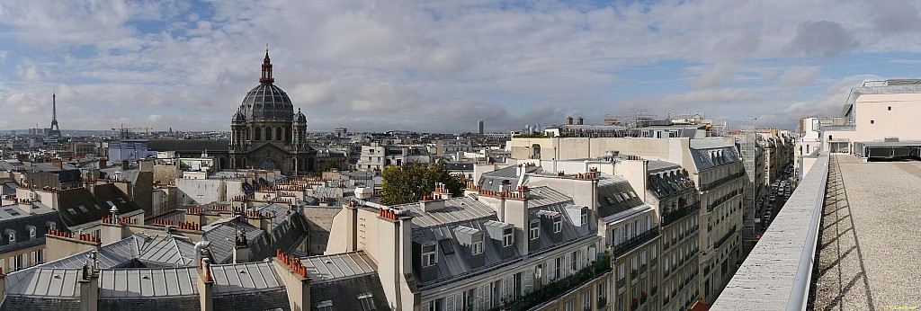 Paris vu d'en haut, 9 rue de  Vienne