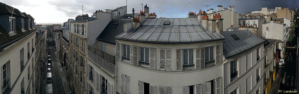 Paris vu d'en haut, 16 rue Tholoz