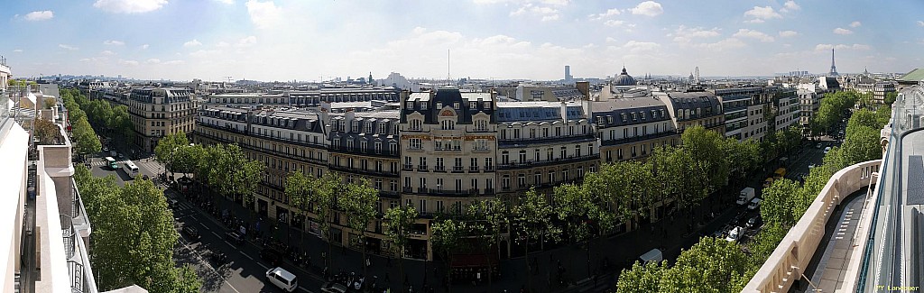Paris vu d'en haut,  8 boulevard de la Madeleine