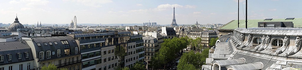 Paris vu d'en haut,  8 boulevard de la Madeleine