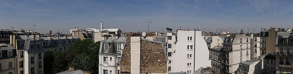 Paris vu d'en haut,  17 rue de Lvis