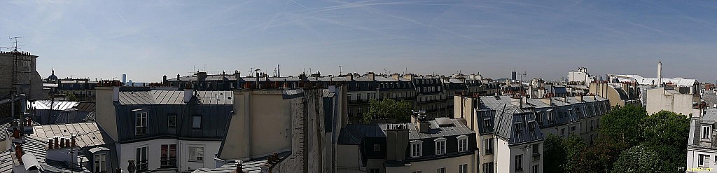 Paris vu d'en haut,  17 rue de Lvis