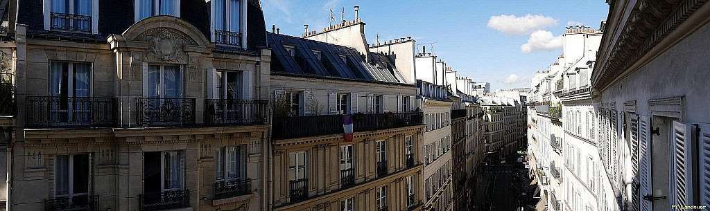 Paris vu d'en haut,  6 rue St-Lazare