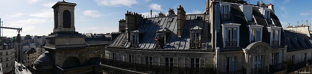 Paris vu d'en haut,  6 rue St-Lazare