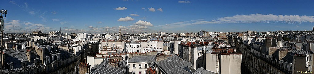 Paris vu d'en haut,  6 rue St-Lazare