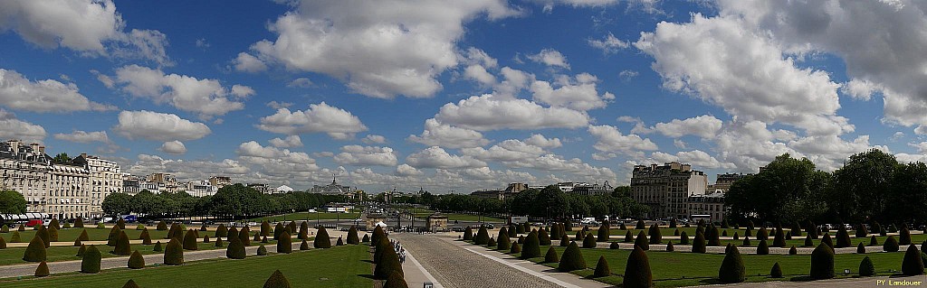 Paris vu d'en haut,  Invalides, chantier