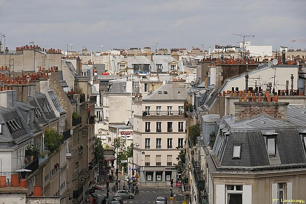 Paris vu d'en haut, 5 rue de Turin