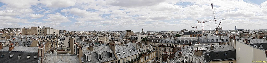 Paris vu d'en haut,  5 rue de Turin