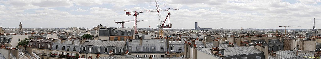 Paris vu d'en haut,  54 rue de Londres