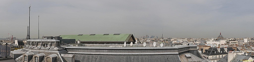 Paris vu d'en haut,  8 boulevard de la Madeleine