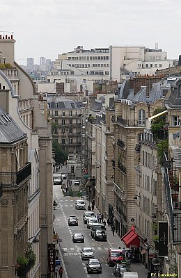 Paris vu d'en haut, 53 rue de Clichy