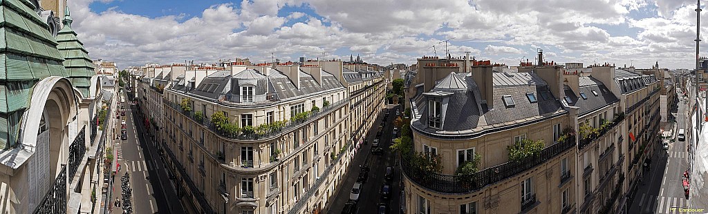 Paris vu d'en haut, 53 rue de Clichy