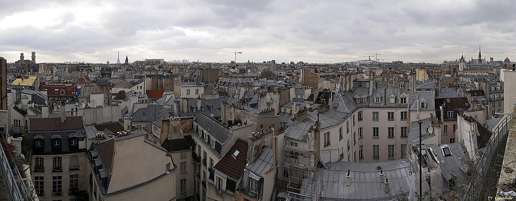 Paris vu d'en haut, 4 rue Danton