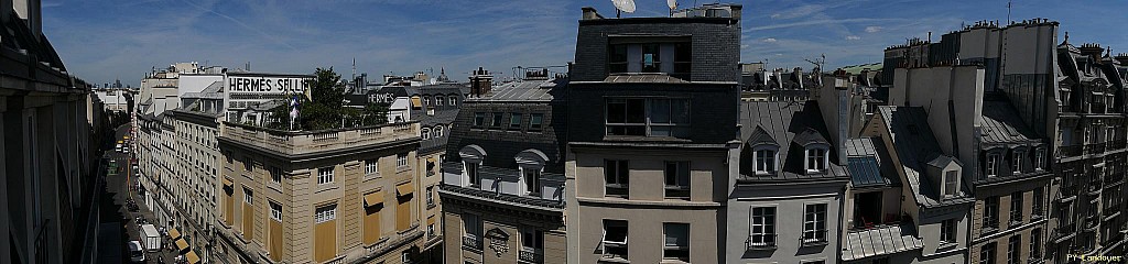 Paris vu d'en haut,  11 rue du Faubourg Saint-Honor