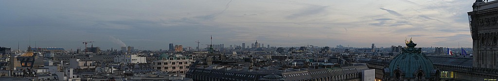 Paris vu d'en haut,  Galeries Lafayettte