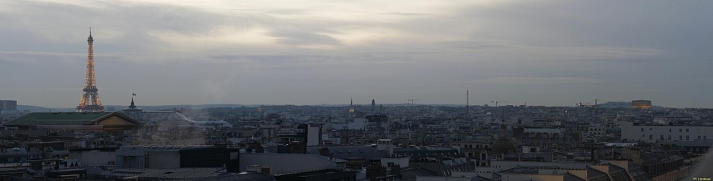 Paris vu d'en haut,  Galeries Lafayettte