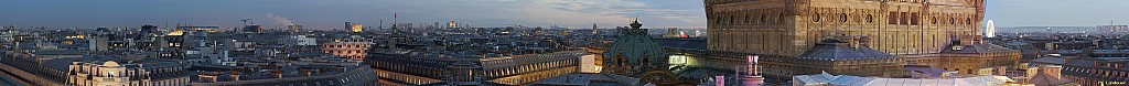 Paris vu d'en haut, Galeries Lafayettte