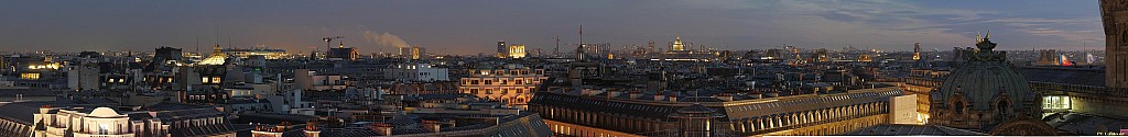 Paris vu d'en haut,  Galeries Lafayettte