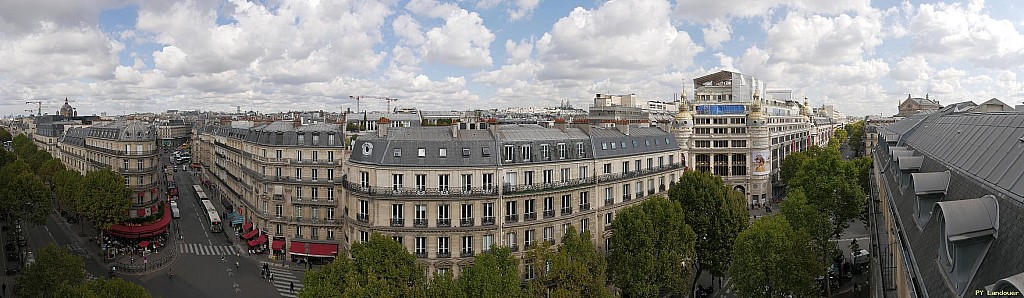 Paris vu d'en haut,  59 boulevard Haussmann